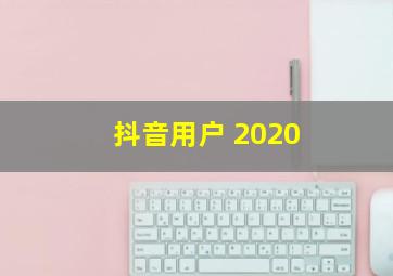 抖音用户 2020